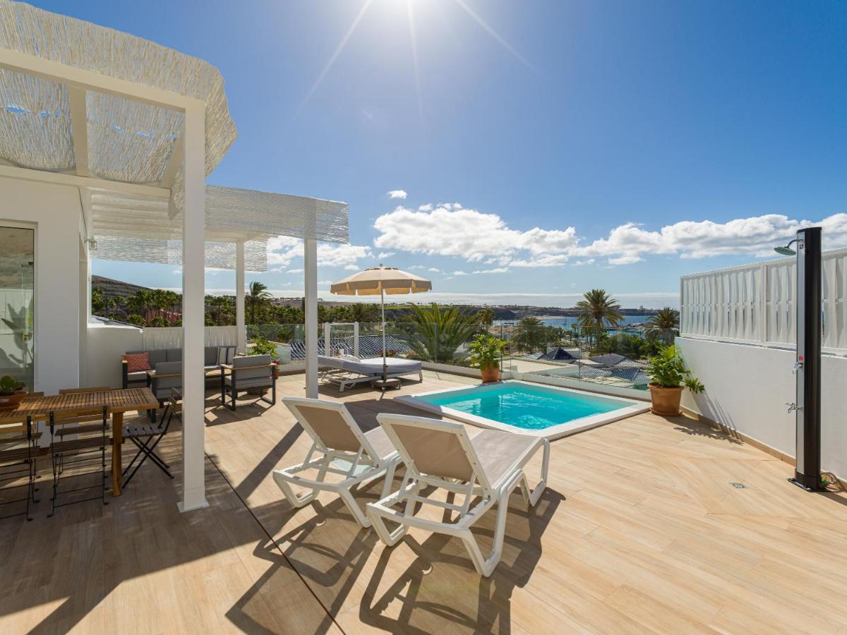 Pasitoblanco Porto Mare 7 Seaview Villa Private Heated Pool Pasito Blanco Eksteriør bilde