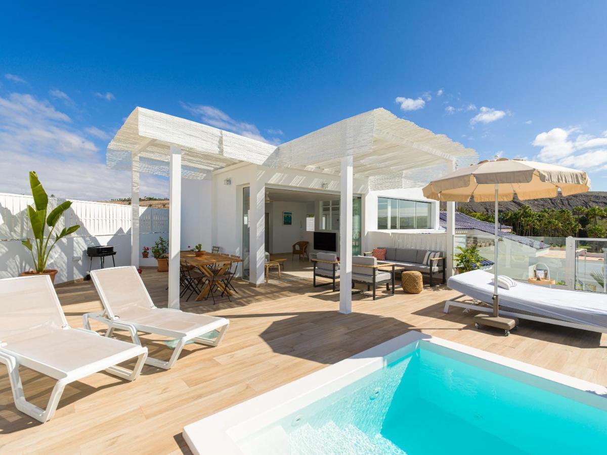 Pasitoblanco Porto Mare 7 Seaview Villa Private Heated Pool Pasito Blanco Eksteriør bilde