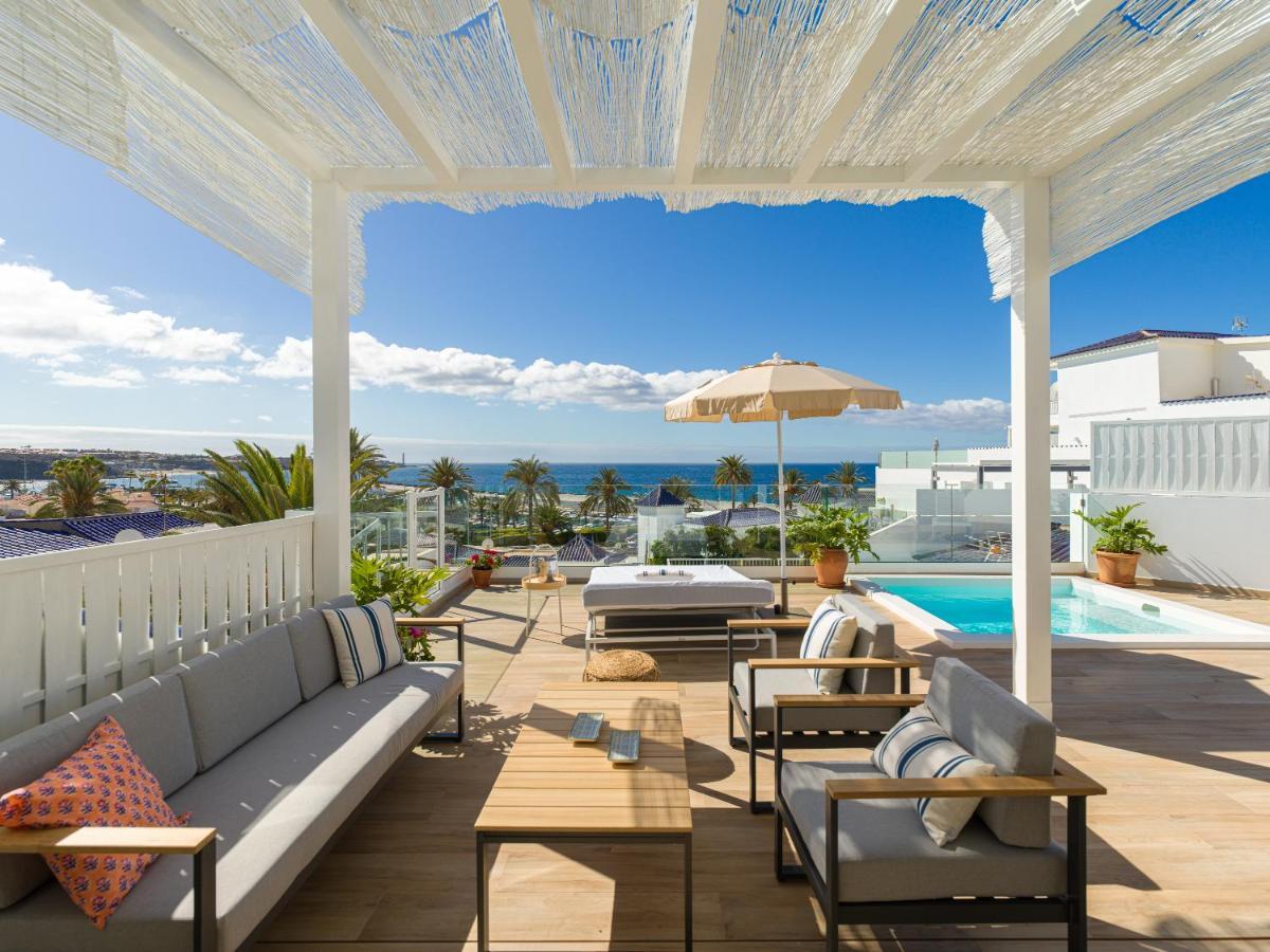 Pasitoblanco Porto Mare 7 Seaview Villa Private Heated Pool Pasito Blanco Eksteriør bilde